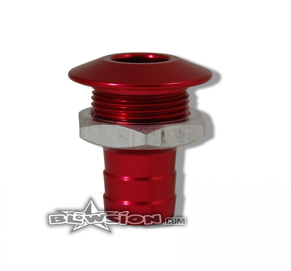 Blowsion Bilge Fitting- 04-03-027 - Straight- RED-For 3/4" Hose size- Wave Blaster-Rickter-Krash-Kawasaki Sxr-750sx/sxi-650sx-X2-440-550
