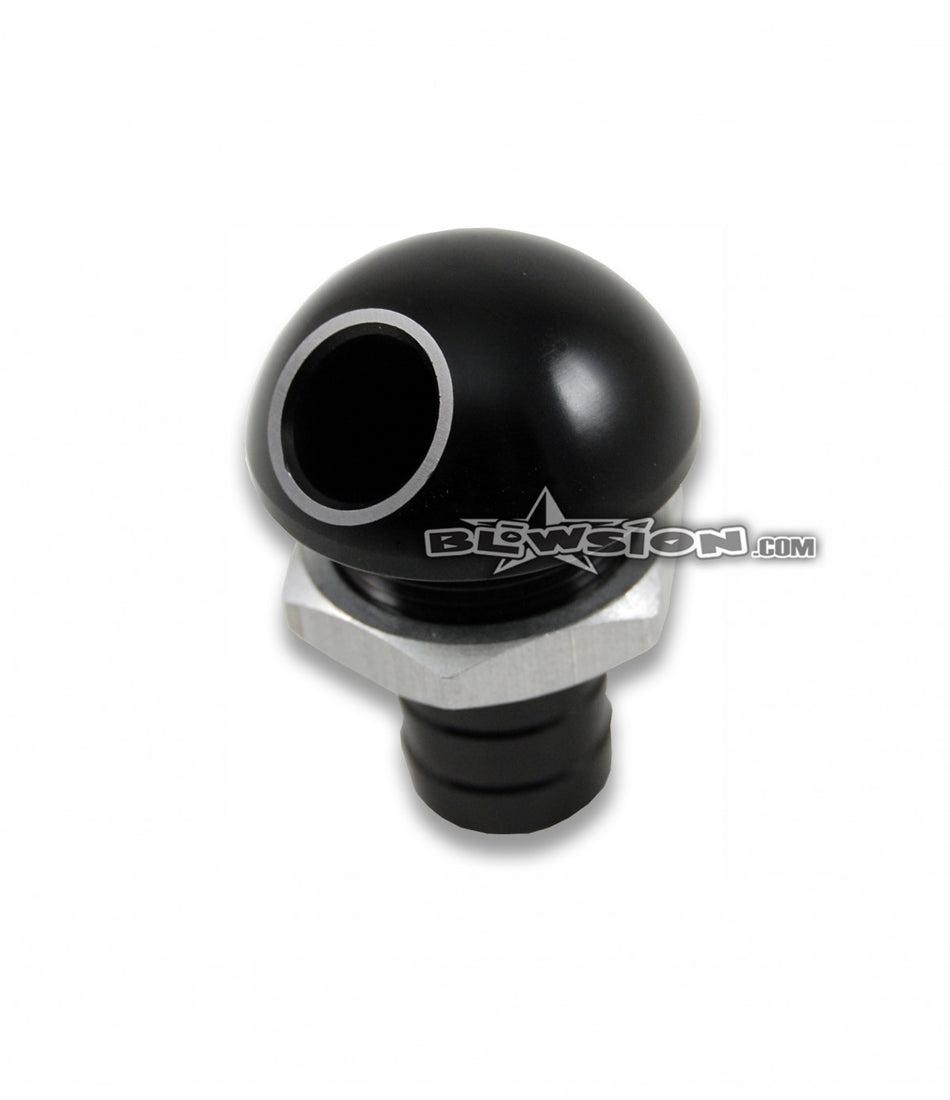 Blowsion Bilge Bypass Outlet Fitting 45-Degree - Black - 3/4 ID Bilge Hoses/Line