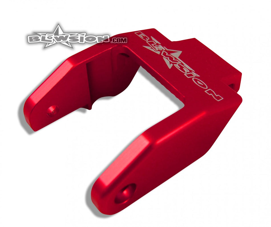 Blowsion Yamaha, Kawasaki Billet Hood Latch 04-04-001 - RED