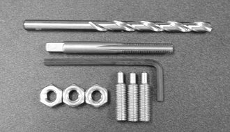 JP ENGINEERING Factory Pipe Head Pipe Screw Repair Kit - Yamaha B Pipe for Superjet and Wave Blasters, Kawasaki 750SX, 650SX, X2, 800 SXR and other applications - Comes with Drill bit, Tap, Allen wrench