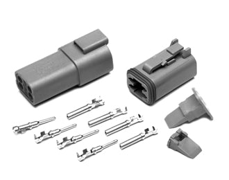 MSD GREY ELECTRICAL 4 PIN DEUTSCH CONNECTOR