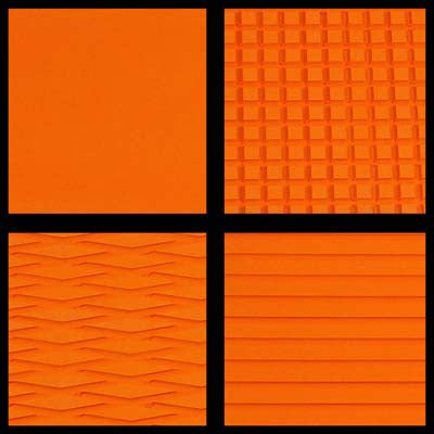 HYDRO-TURF 40X62 SHEET - MATERIAL CUT DIAMOND - ORANGE