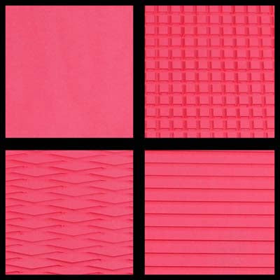 HYDRO-TURF 40X62 SHEET - MATERIAL CUT GROOVE - PINK