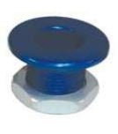 HOT PRODUCTS - YAMAHA ALUMINUM NOSE BUSHING/BOW-EYE - BLUE