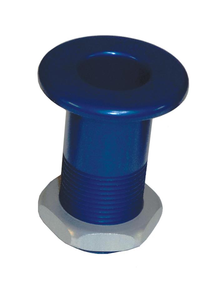 HOT PRODUCTS 1" INCH EXTENDED - YAMAHA ALUMINUM NOSE BUSHING/BOW-EYE - BLUE