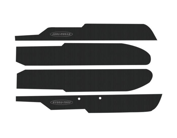 HYDRO-TURF MAT KIT - BLACK - CUT GROOVE - FIT'S KAWASAKI X2 650 JET SKI ALL YEARS