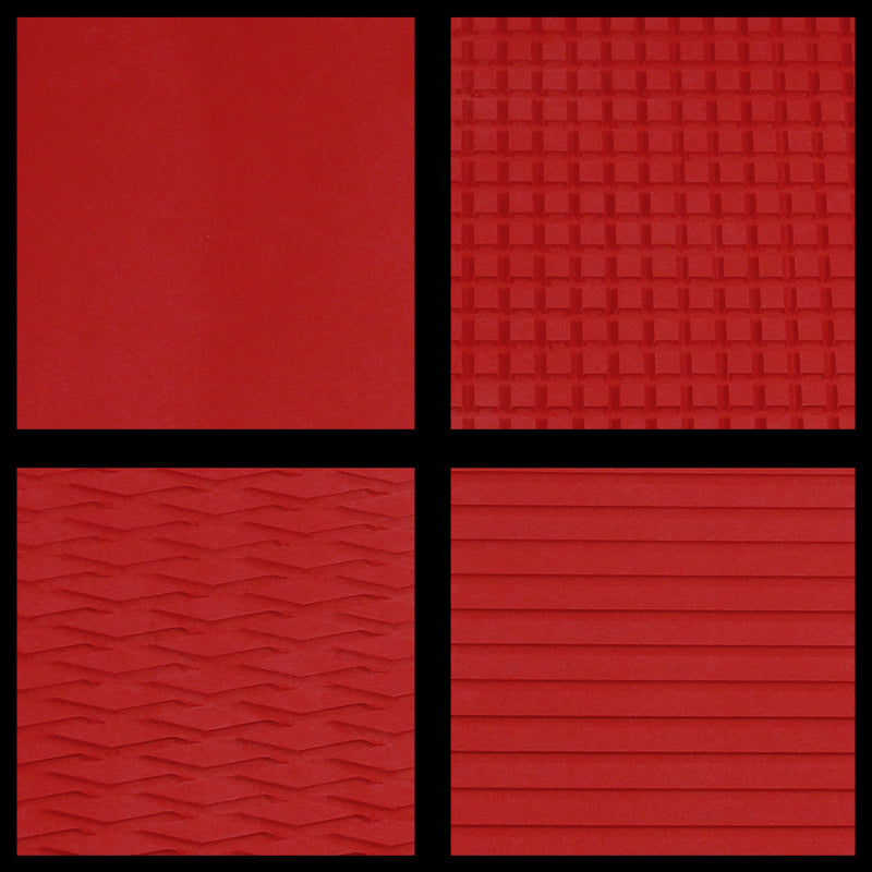 HYDRO-TURF 40X62 SHEET - MATERIAL CUT GROOVE - RED