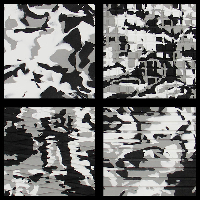HYDRO-TURF 40X62 SHEET - MATERIAL CUT DIAMOND - SNOW CAMO