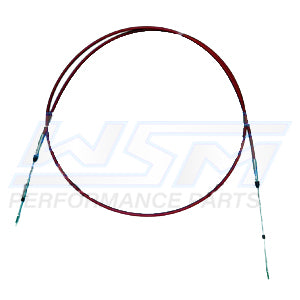 WSM 002-051-01 Yamaha Steering Cable - FIT'S 2000-2004 Yamaha XL/XLT 800, 1999-2005 XL/XLT 1200 - Replaces F0D-U1481-10-00, F0D-U1481-00-00