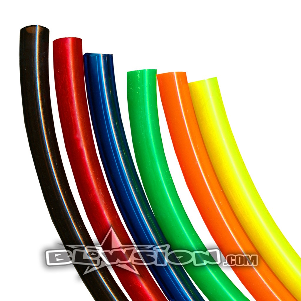 BLOWSION COLORED FUEL LINE HOSE - 1/4 INCH - TRANSLUCENT BLUE - SOLD BY THE FOOT!!