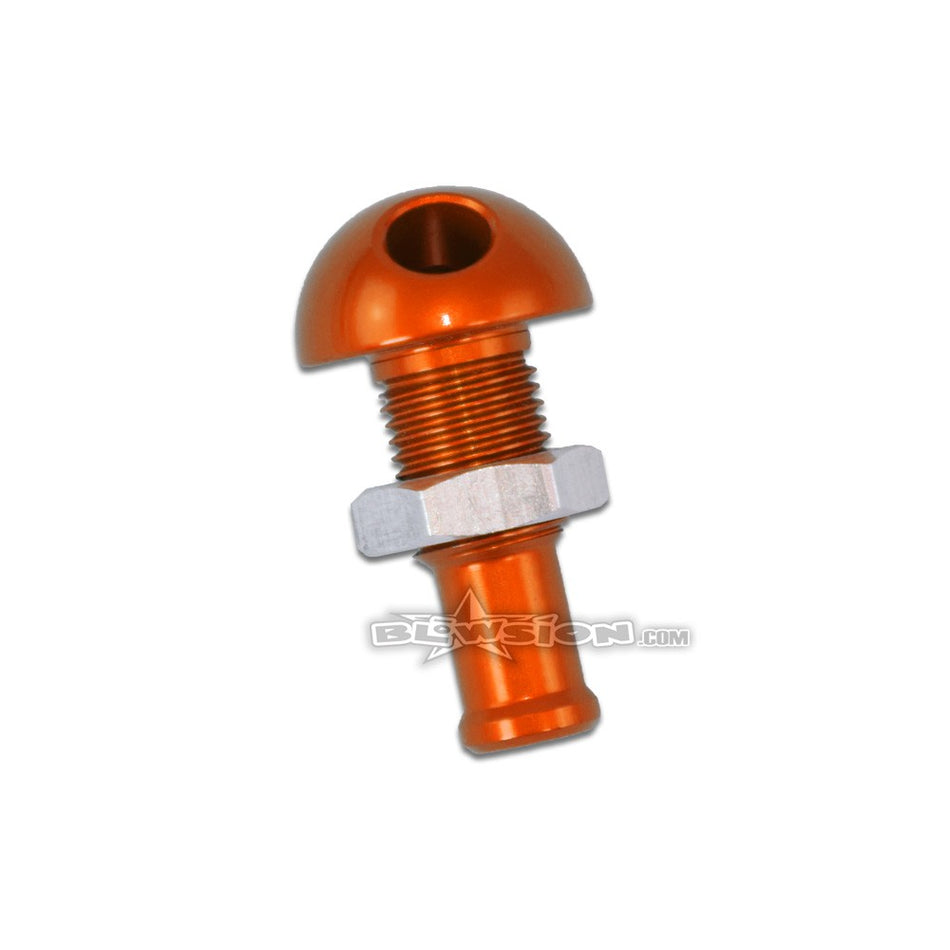 Blowsion Water Bypass Outlet Fitting 45-Degree - Orange - 3/8 ID Water Cooling Hoses/Line