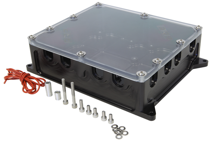 RRP Rick Roy Aluminum Electric box to install MSD Total Loss Components - BLACK