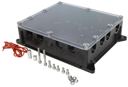 RRP Rick Roy Aluminum Electric box to install MSD Total Loss Components - BLACK
