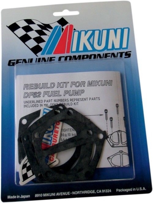 PWC Mikuni OEM Fuel Pump Rebuild Carb Carburetor Repair KIt - MK-DF62