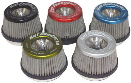 HOT PRODUCTS - GREEN - TORNADO SERIES 2.0" TALL ROUND PERFORMANCE AIR FILTER FLAME ARRESTOR